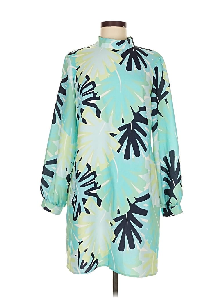 Pre-owned Sail To Sable Casual Dress In Green