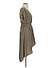 Lush 100% Polyester Solid Tan Cocktail Dress Size XS - photo 4