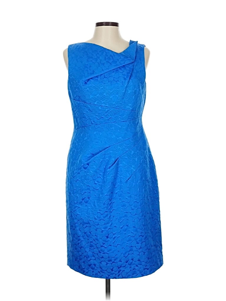 Pre-owned David Meister Cocktail Dress In Blue