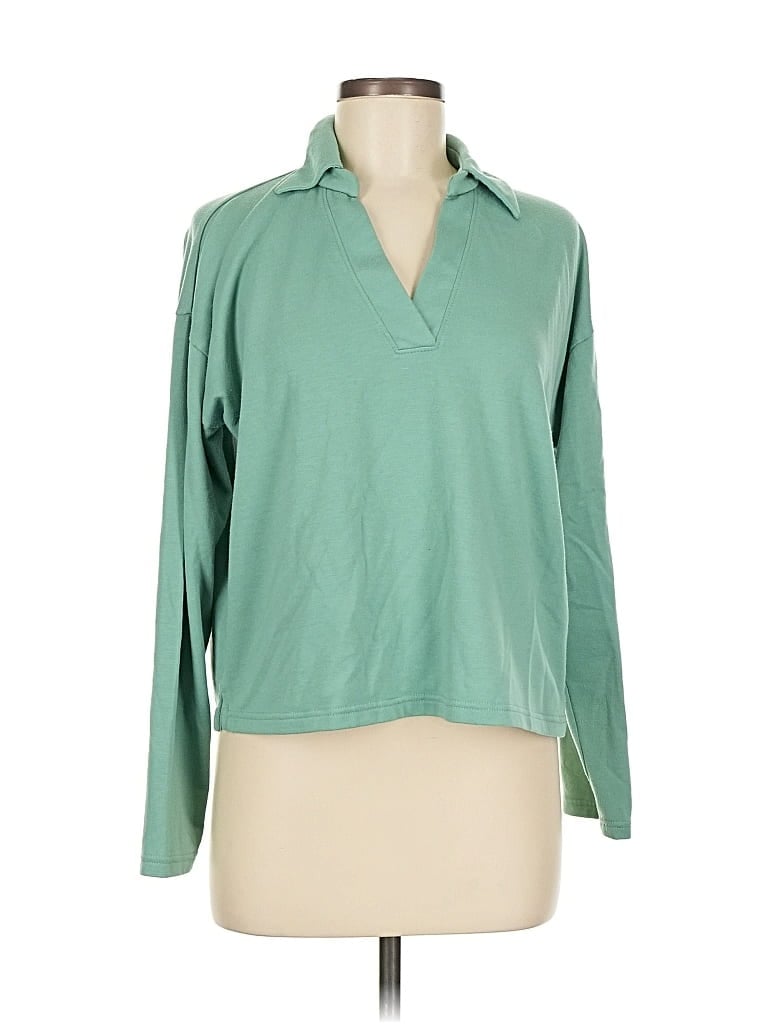 J.CREW FACTORY STORE Pre-owned Long Sleeve Blouse In Green