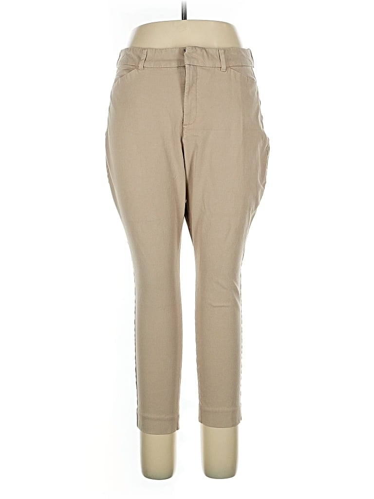 Pre-owned Old Navy Khaki Pant In Brown