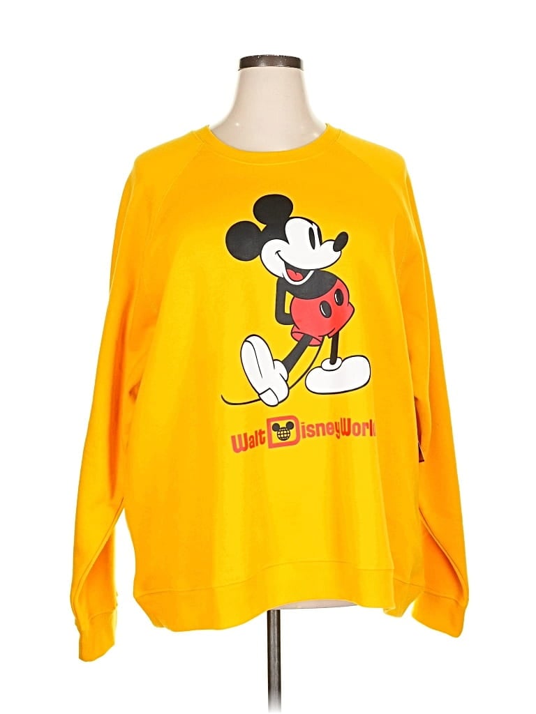 Disney Sweatshirt In Yellow