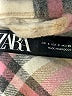 Zara Plaid Pink Coat Size S - photo 6