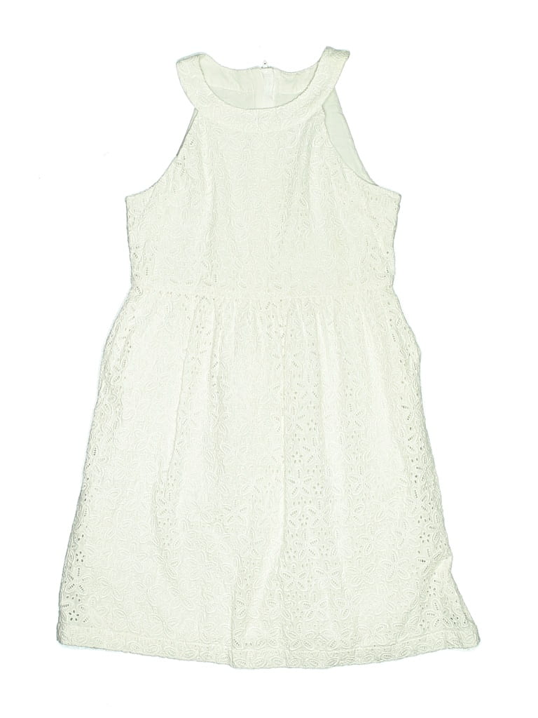Pre-owned Vineyard Vines Kids' Dress In White