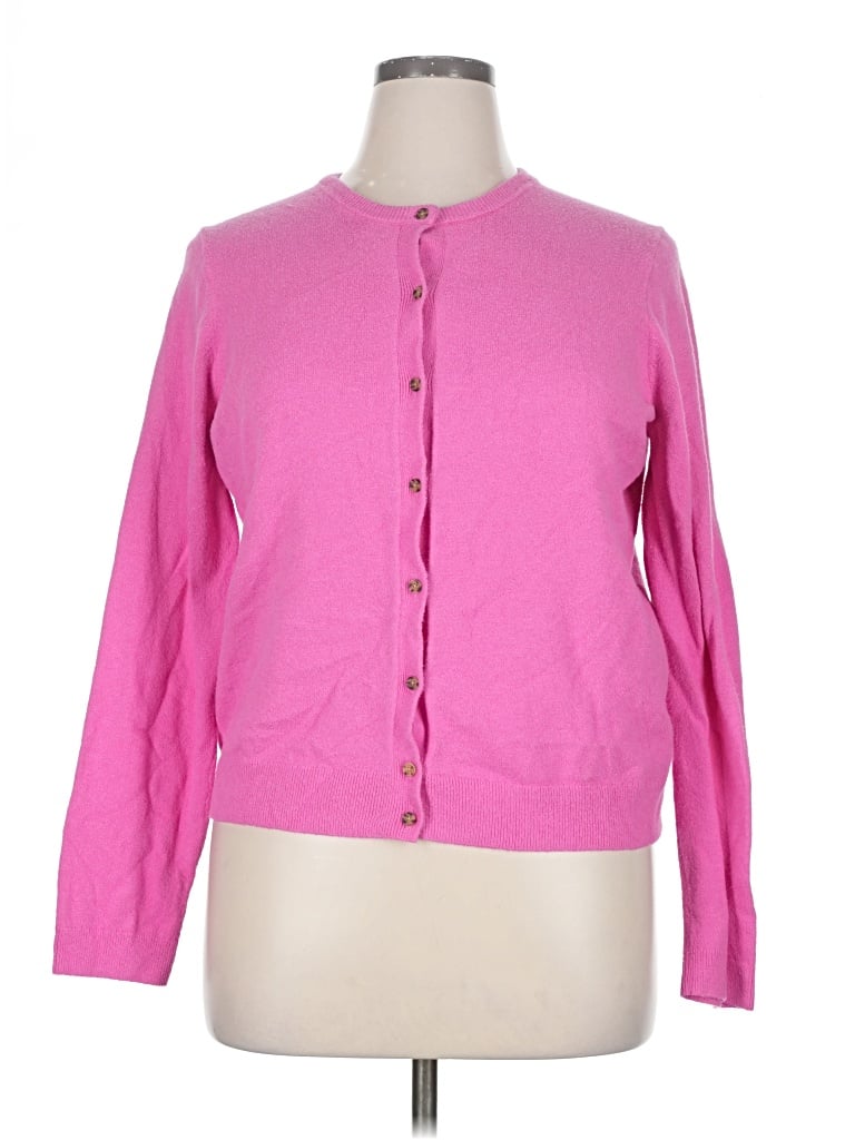 Pre-owned Gap Cardigan Sweater In Pink