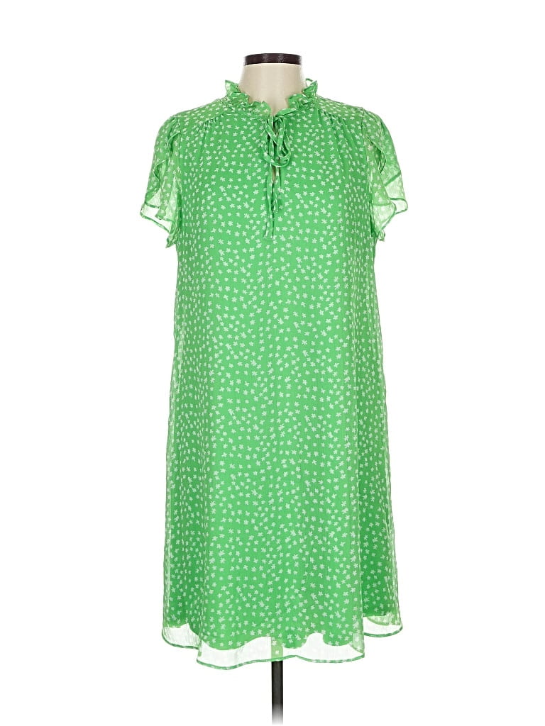 Pre-owned Dkny Casual Dress In Green