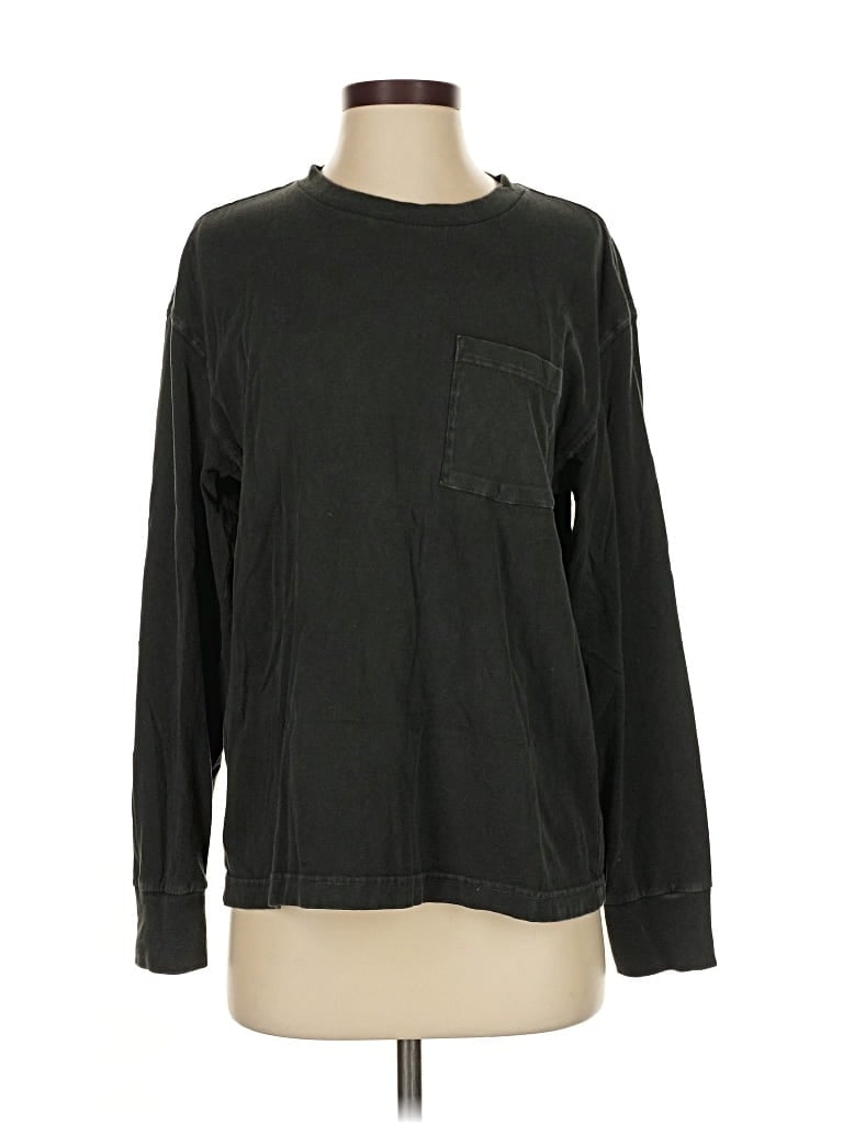 Pre-owned Abercrombie & Fitch Long Sleeve T-shirt In Black