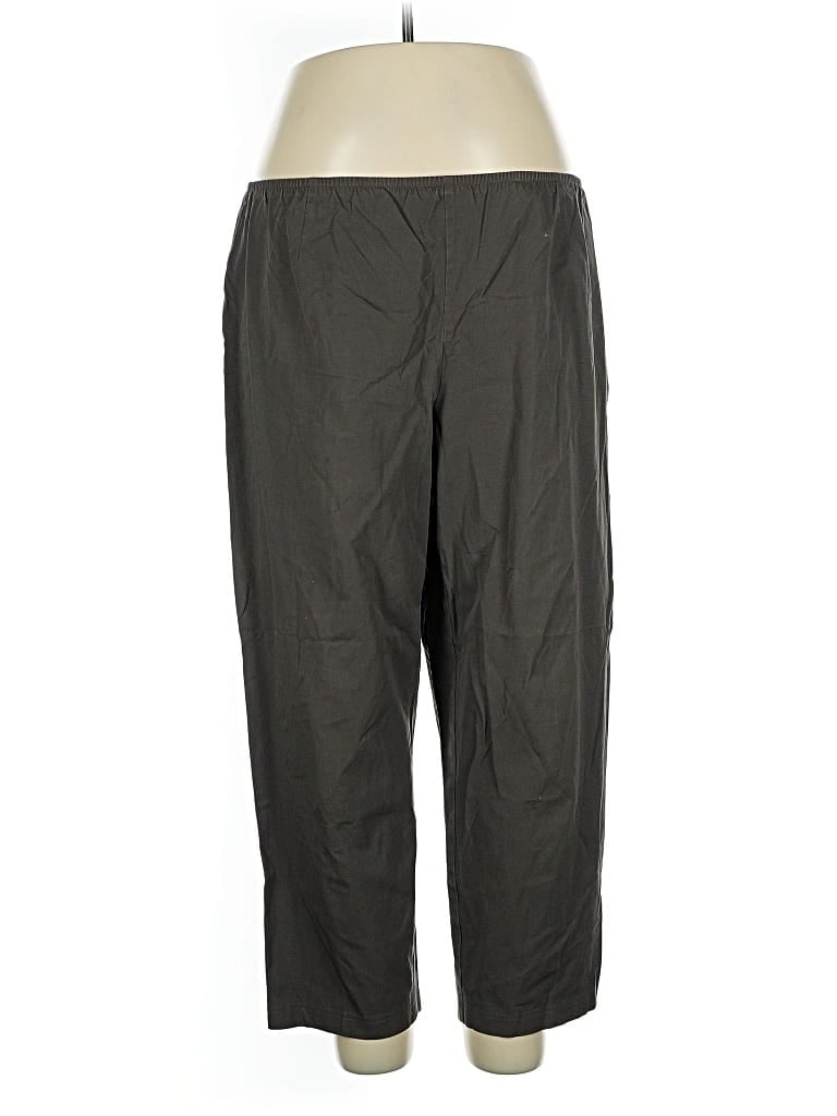 Pre-owned Eileen Fisher Casual Pants In Gray