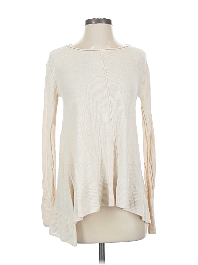 Pre-owned M Magaschoni Pullover Sweater In White