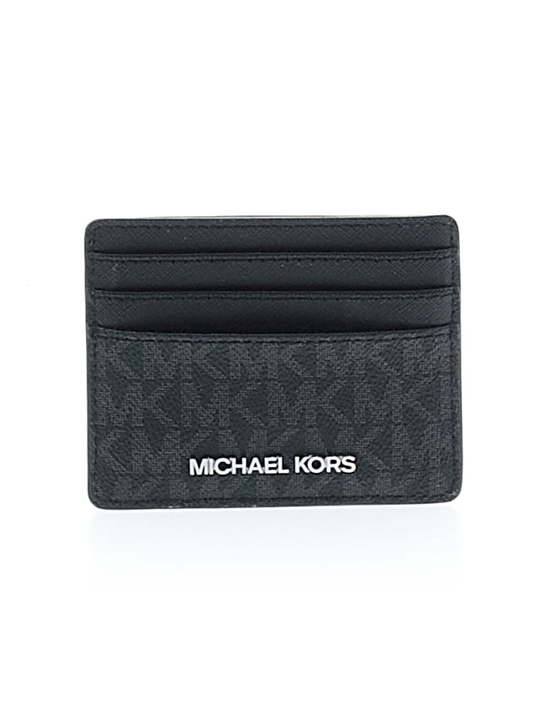 Michael Michael Kors Card Holder In Black