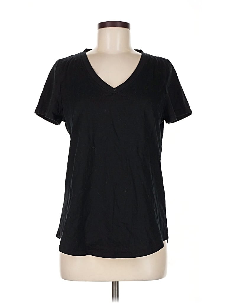 Pre-owned Banana Republic Short Sleeve T-shirt In Black