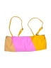 Ellejay Color Block Yellow Swimsuit Top Size S - photo 1