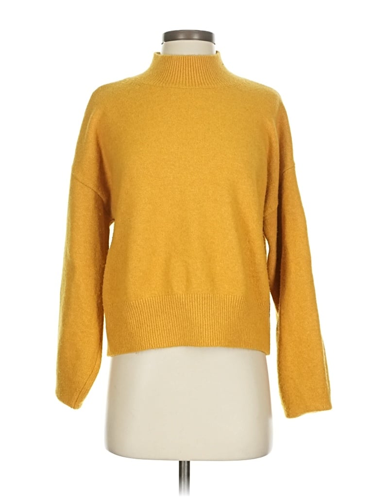 LOS ANGELES ATELIER & OTHER STORIES Pre-owned Turtleneck Sweater In Yellow