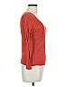 Etcetera 100% Cotton Orange Long Sleeve Top Size L - photo 4