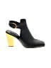 Salvatore Ferragamo Color Block Black Ankle Boots Size 8 1/2 (wide) - photo 1