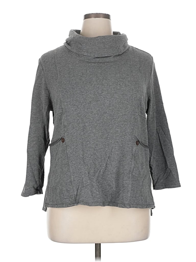 Pre-owned Lulu-b Turtleneck Sweater In Gray