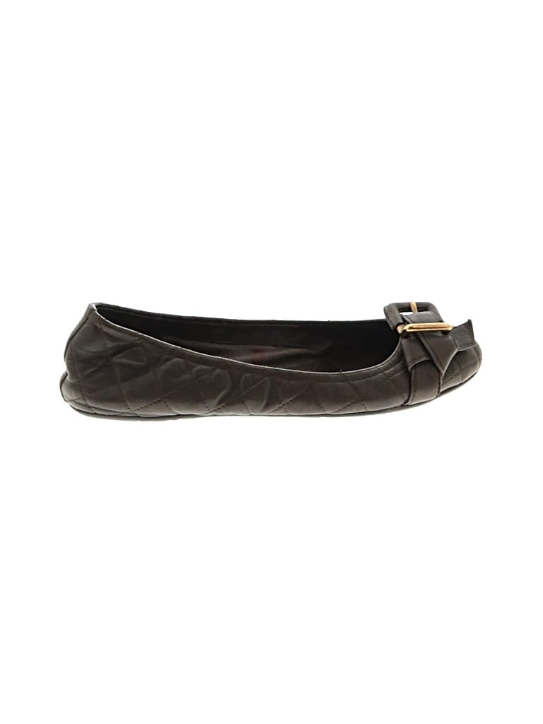 Pre-owned Burberry Flats In Brown