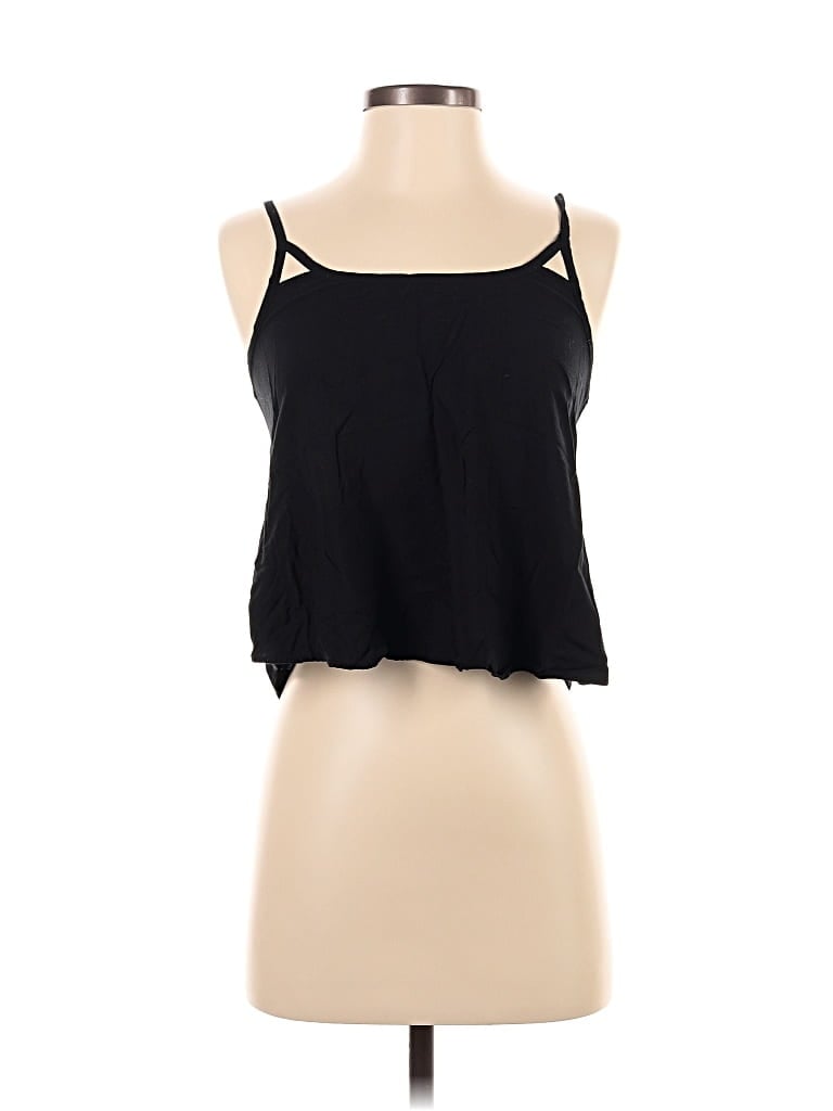 Pre-owned Express Sleeveless Blouse In Black
