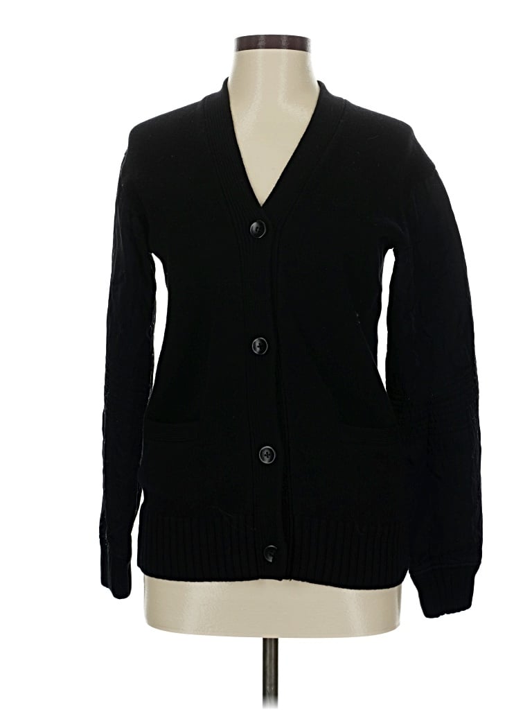 Pre-owned Proenza Schouler Wool Cardigan Sweater In Black