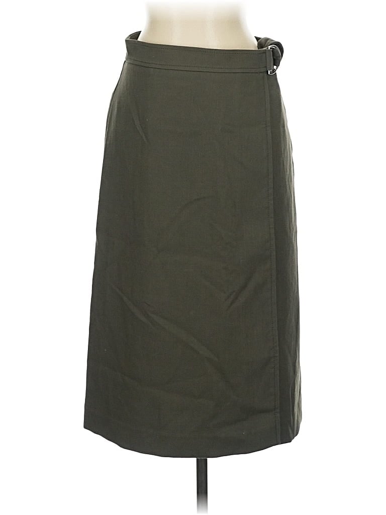 Pre-owned Ann Taylor Formal Skirt In Green