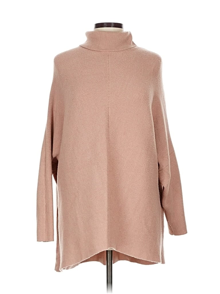 Pre-owned Unbranded Turtleneck Sweater In Brown