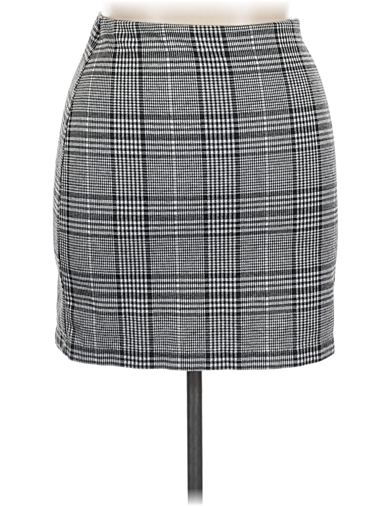 Pre-owned Divided By H&m Casual Skirt In Gray