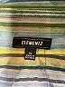 Elementz Stripes Green 3/4 Sleeve Blouse Size XL - photo 7
