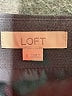 Ann Taylor LOFT Solid Black Gray Casual Skirt Size 8 - photo 4