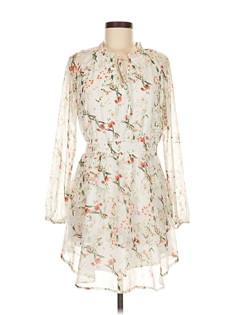 Pre-owned Allegra K Cocktail Dress In White