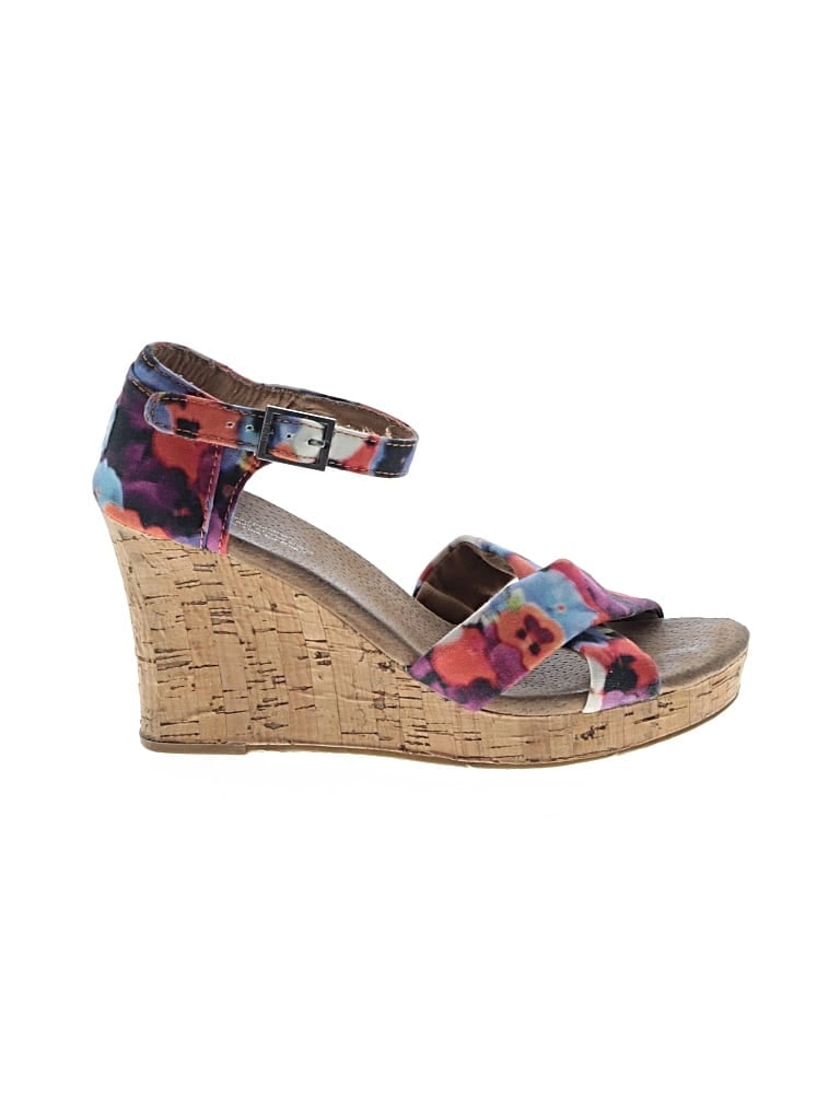 Pre-owned Toms Wedges In Purple