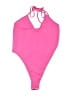 Unbranded Solid Pink One Piece Swimsuit Size XXL - photo 1