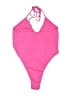 Unbranded Solid Pink One Piece Swimsuit Size XXL - photo 2