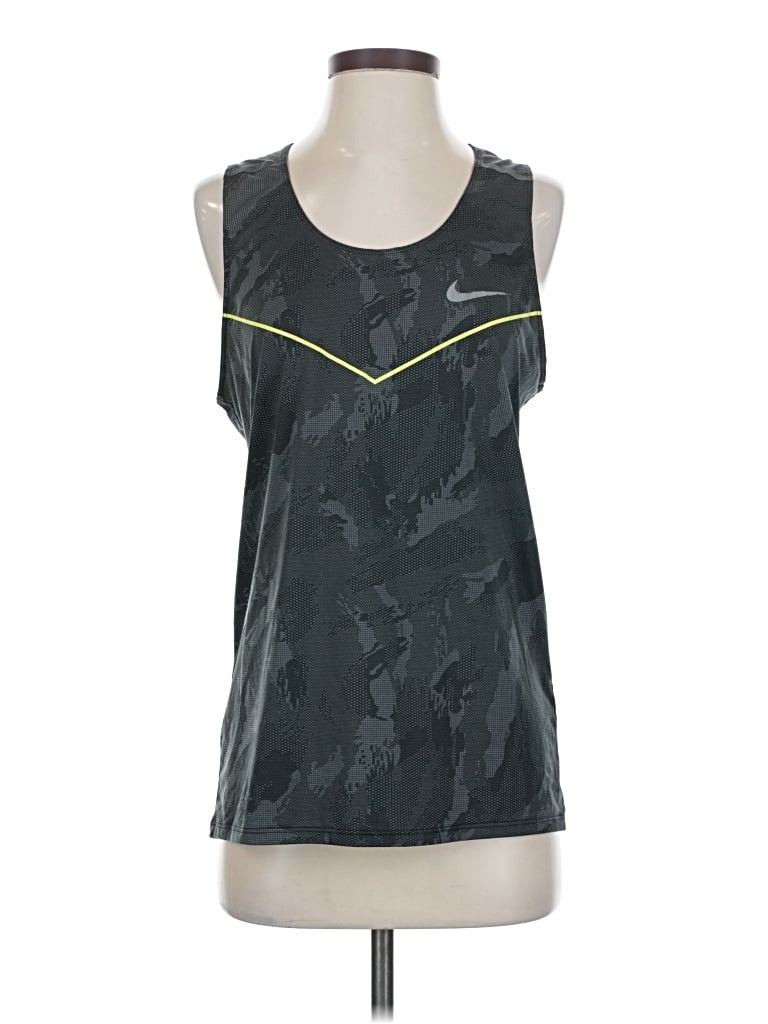 Pre-owned Nike Active Tank Top In Green