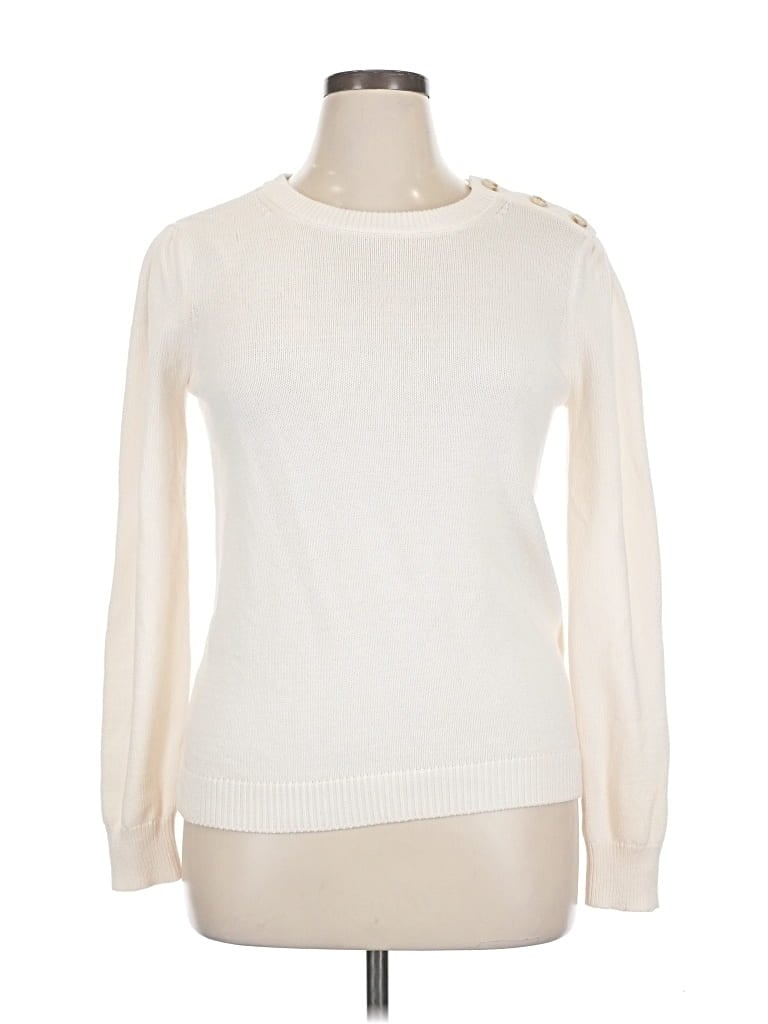 ANN TAYLOR LOFT Pre-owned Pullover Sweater In White
