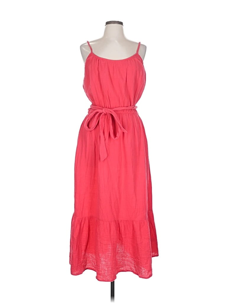 Pre-owned Evereve Casual Dress In Pink