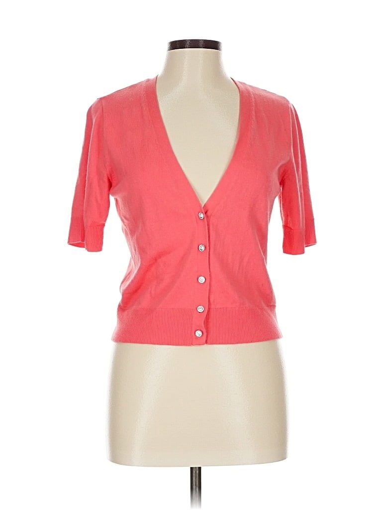 7TH AVENUE DESIGN STUDIO NEW YORK & COMPANY Pre-owned Cardigan Sweater In Pink