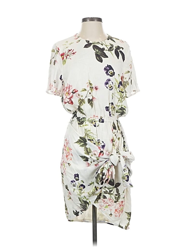 Pre-owned Stylestalker Casual Dress In White