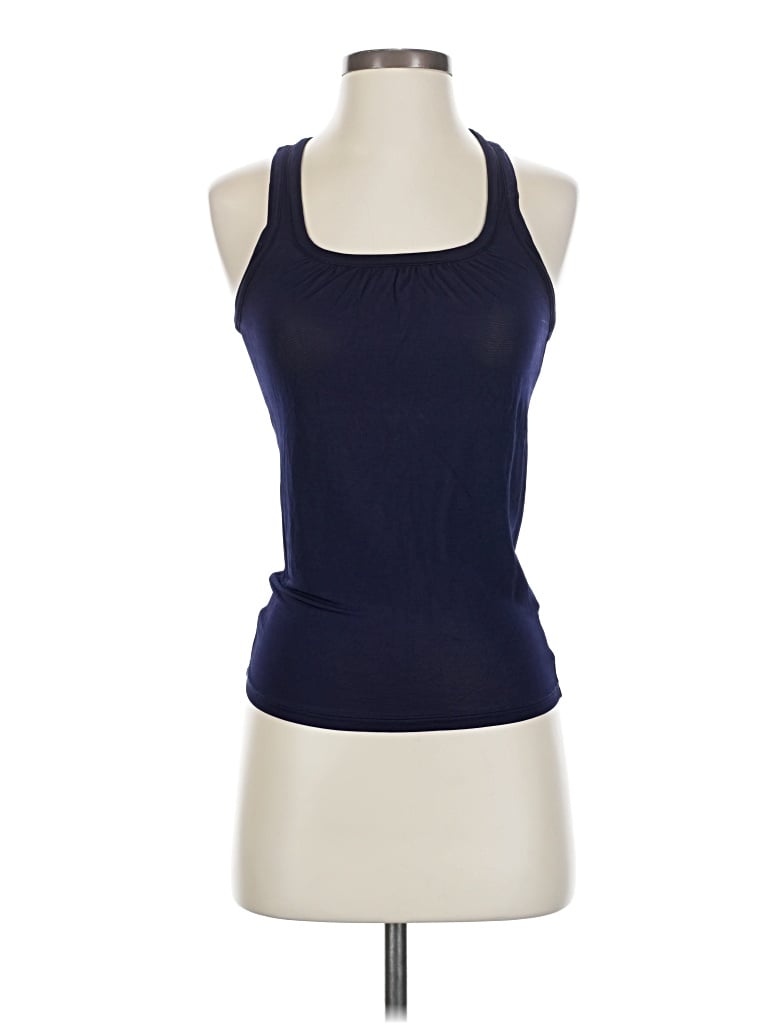 Pre-owned Ted Baker Sleeveless Top Blue Halter Neckline Tops
