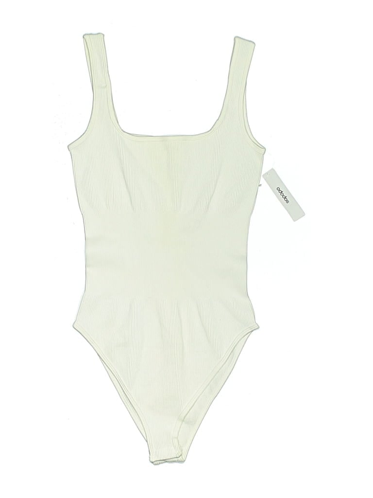 Pre-owned Ododos Bodysuit In White