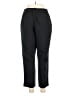 On 34th Solid Black Casual Pants Size M - photo 2