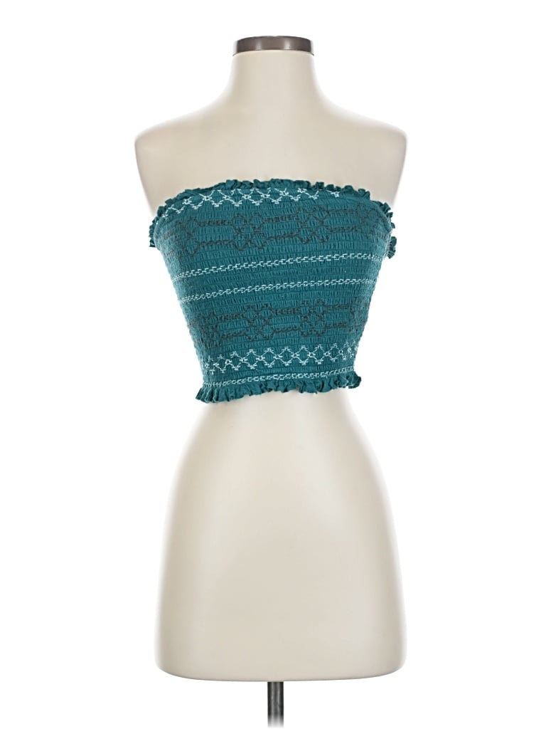 Pre-owned Urban Outfitters Sleeveless Blouse In Blue