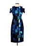 Calvin Klein Graphic Blue Cocktail Dress Size 2 - photo 1