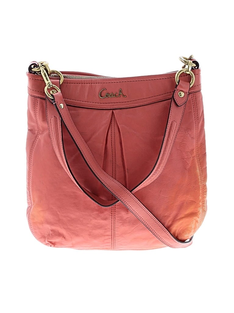 Pre-owned Coach Factory Leather Crossbody Bag In Orange