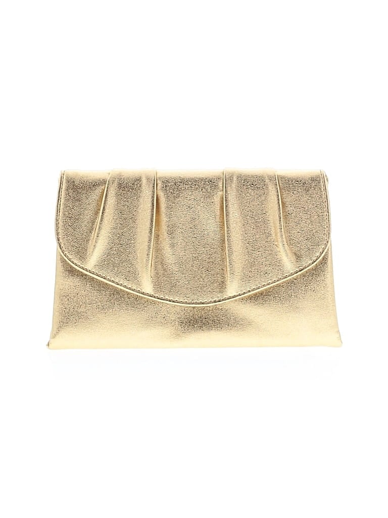 Pre-owned Unbranded Clutch In Gold