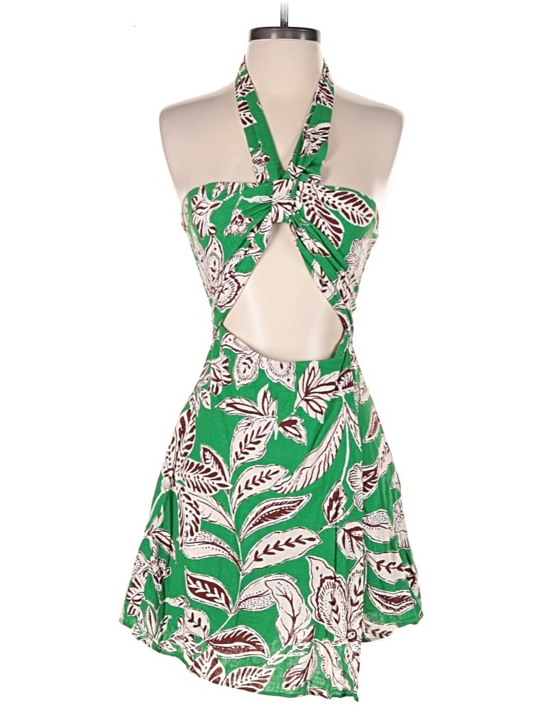 Pre-owned Zara Romper In Green