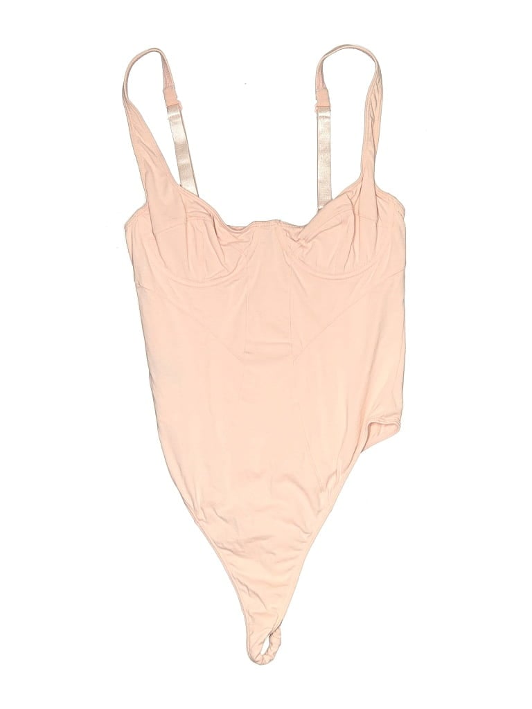 Pre-owned Out From Under Bodysuit In Pink