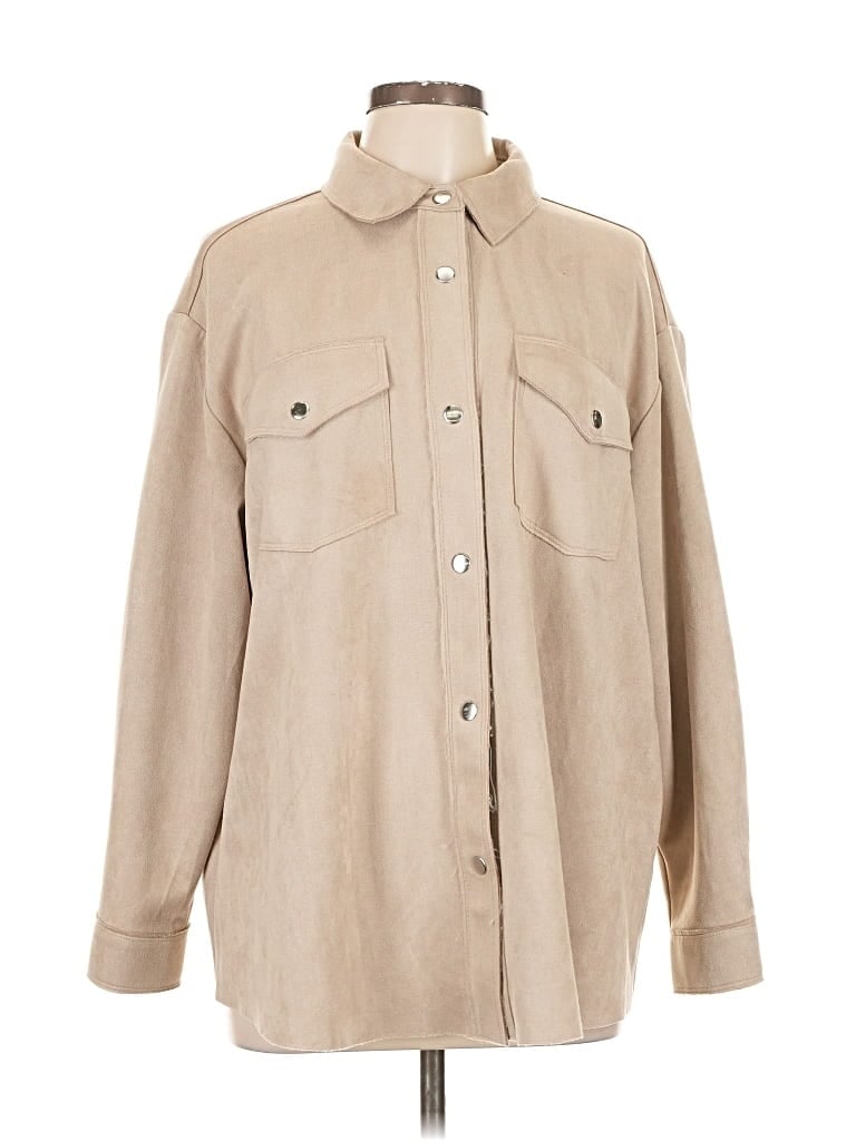 Pre-owned Vince Camuto Coat In Brown