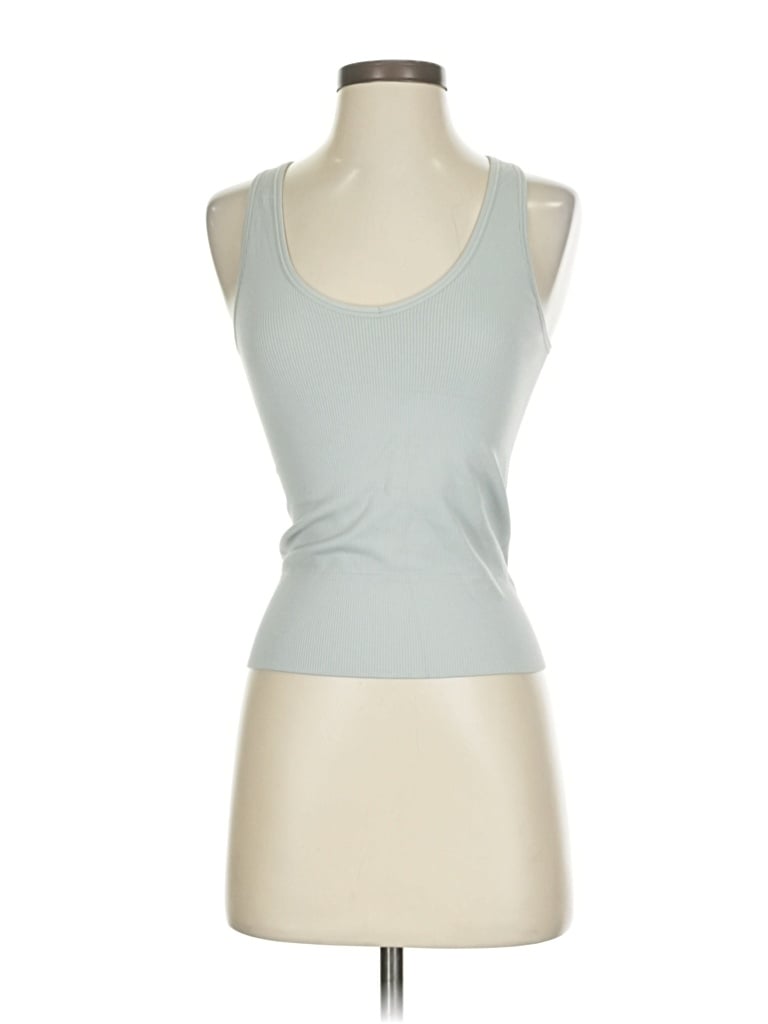Pre-owned Unbranded Tank Top Blue Strapless Neckline Tops