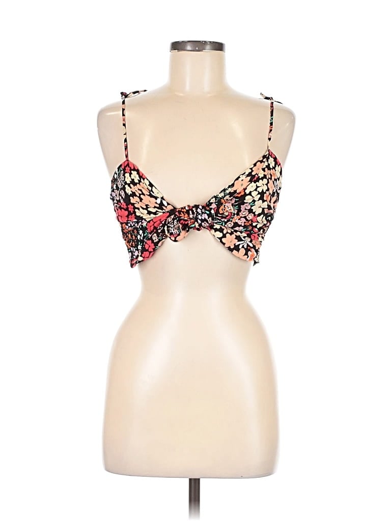 Pre-owned Free People Tank Top Pink Sweetheart Neckline Tops