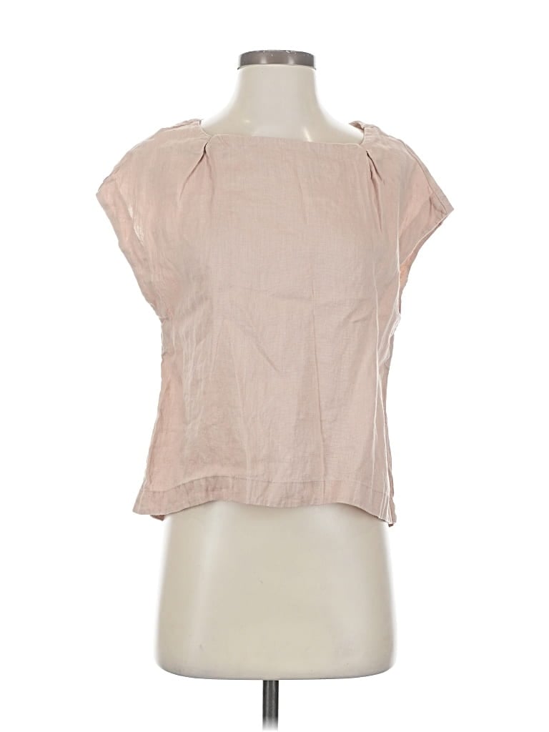 Pre-owned United Colors Of Benetton Tank Top Pink Square Neckline Tops